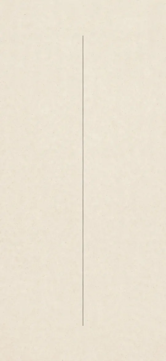 Thin vertical grey line down the middle of cream textured paper