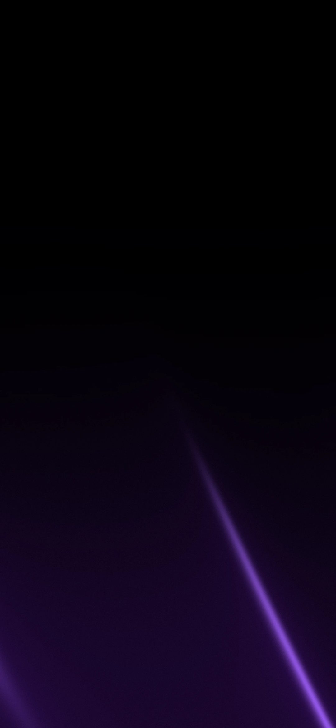 Black to Purple Fade: black satin fades into a deep purple glow towards the bottom of the screen, iPhone wallpaper
