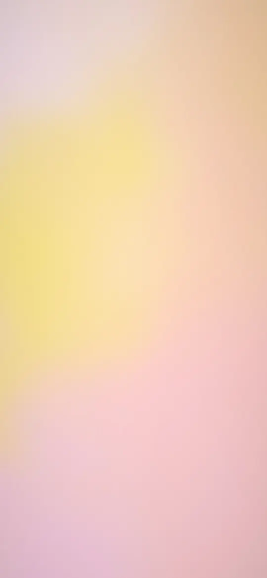 Blush Petal Gradient: a barely-there gradient of blush, rose and butter yellow with fine grain, soft and clean behind icons and widgets, iPhone wallpaper