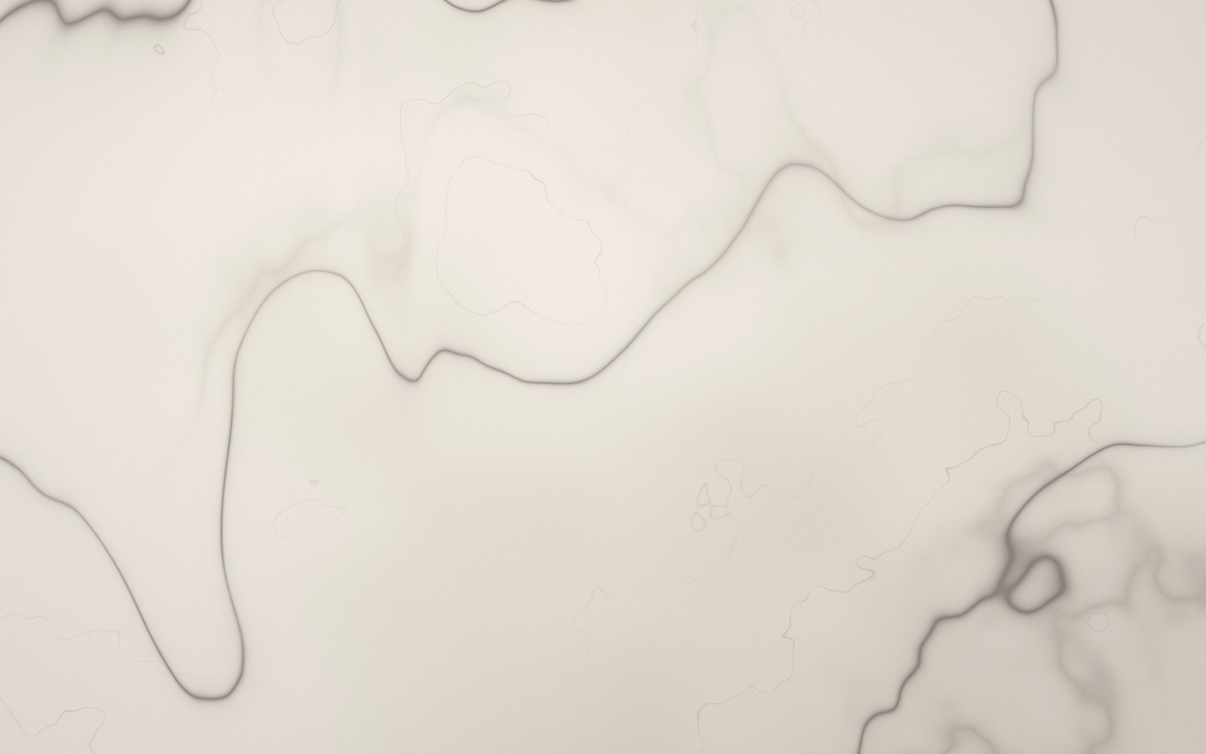 Carrara Grey Veins: soft white marble with misty grey clouds and long, fine veins running across it, a calm and classic stone texture, Mac wallpaper