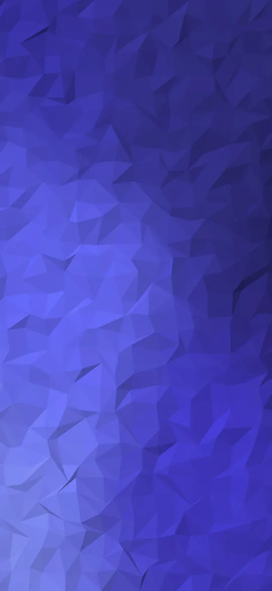 Sapphire Prism Facets: sapphire and indigo triangles form a crystalline low-poly surface, each facet lit at a slightly different angle, iPhone wallpaper